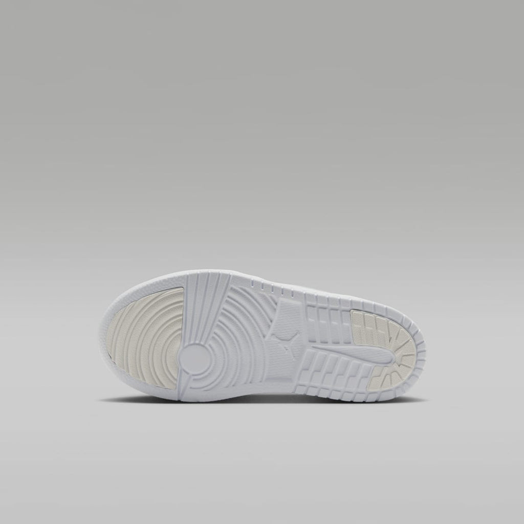 Jordan 1 Low Alt Little Kids' Shoes - Aluminum/White/Hydrogen Blue - Image 2