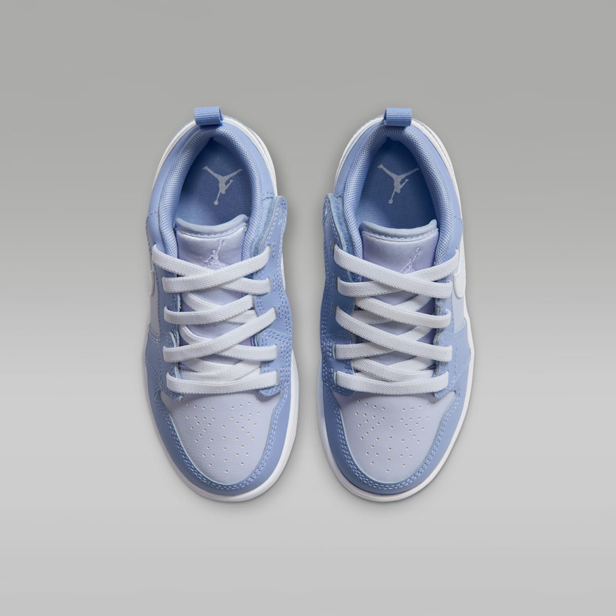 Jordan 1 Low Alt Little Kids' Shoes - Aluminum/White/Hydrogen Blue - Image 4