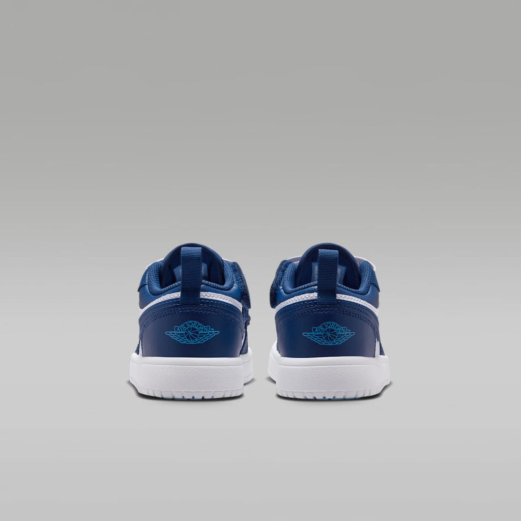 Jordan 1 Low Alt Little Kids' Shoes - Midnight Navy/White/University Blue - Image 6