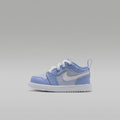 Jordan 1 Low Alt Baby/Toddler Shoes - Aluminum/White/Hydrogen Blue - Image 1