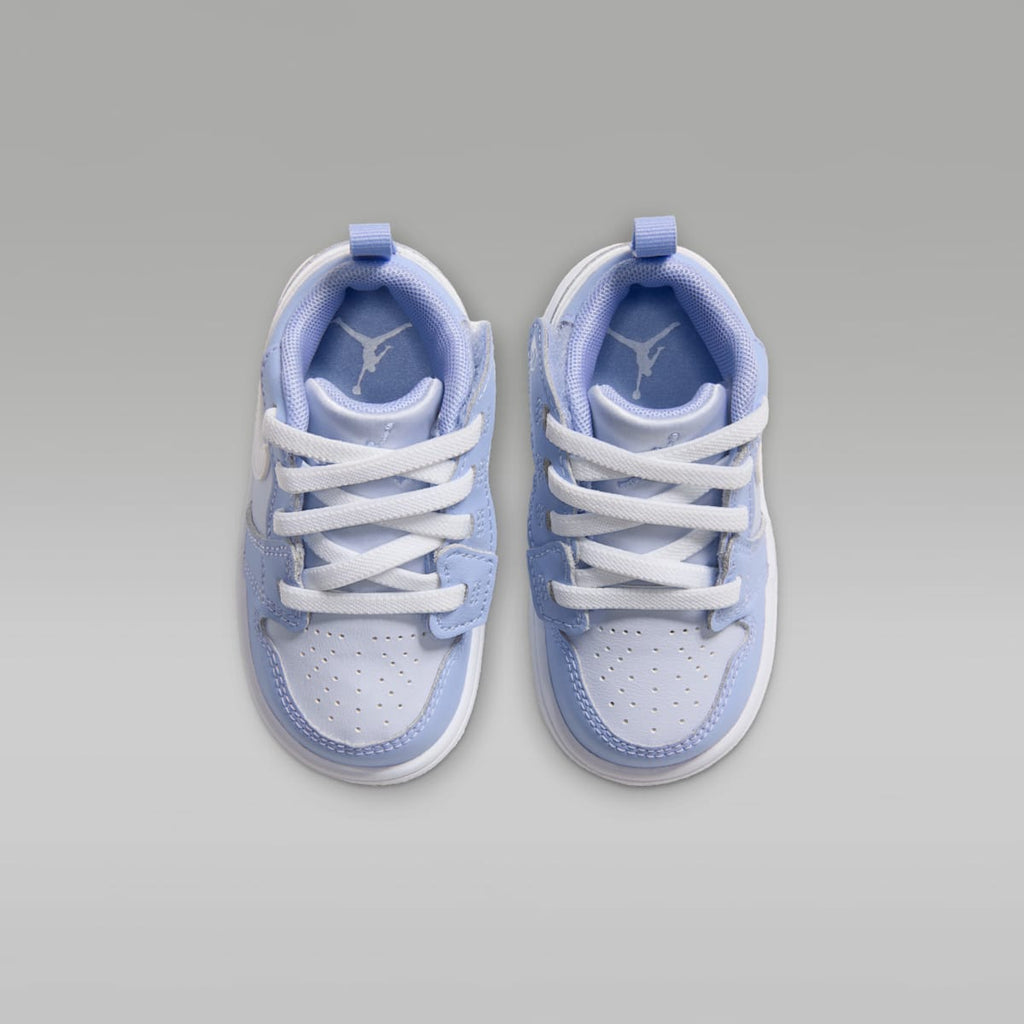 Jordan 1 Low Alt Baby/Toddler Shoes - Aluminum/White/Hydrogen Blue - Image 4