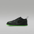 Jordan 1 Low SE Little Kids' Shoes - Black/Scream Green/Dark Smoke Grey/Black - Image 1