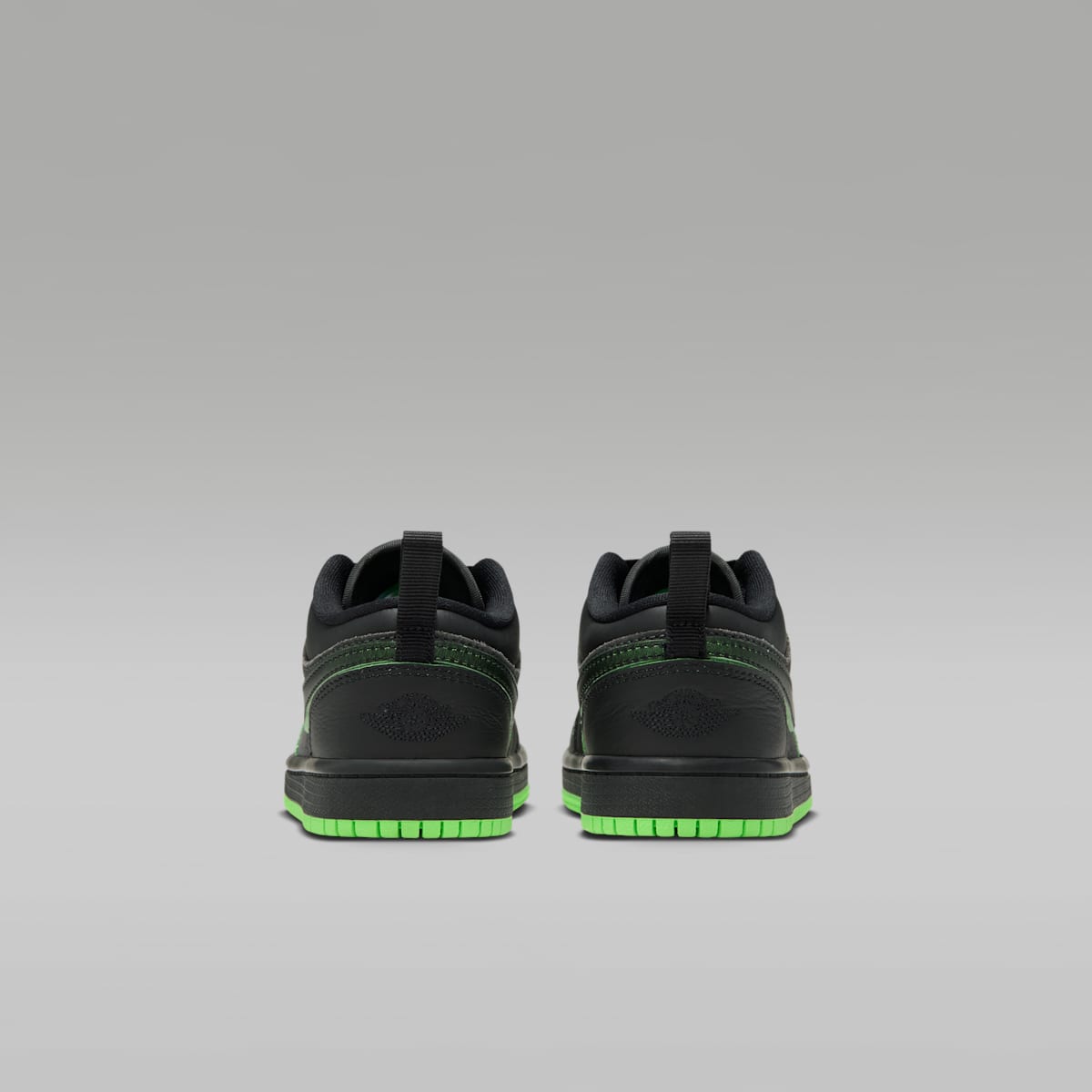 Jordan 1 Low SE Little Kids' Shoes - Black/Scream Green/Dark Smoke Grey/Black - Image 6