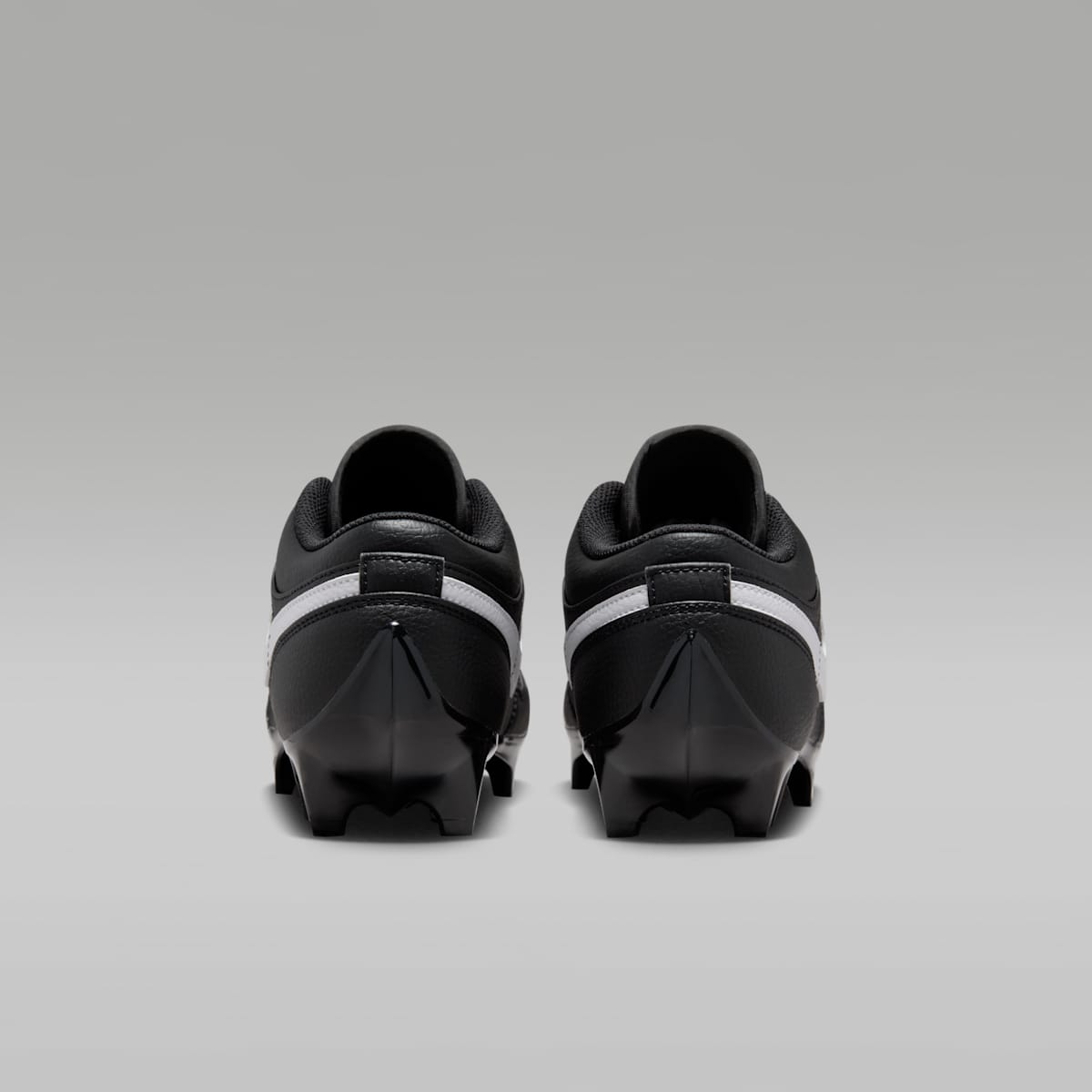 Jordan 1 Low TD Men's Football Cleat - Black/Black/White - Image 6