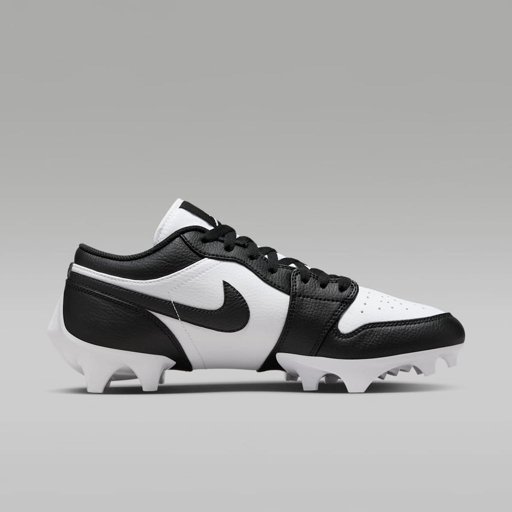 Jordan 1 Low TD Men's Football Cleat - White/Black/Black - Image 3