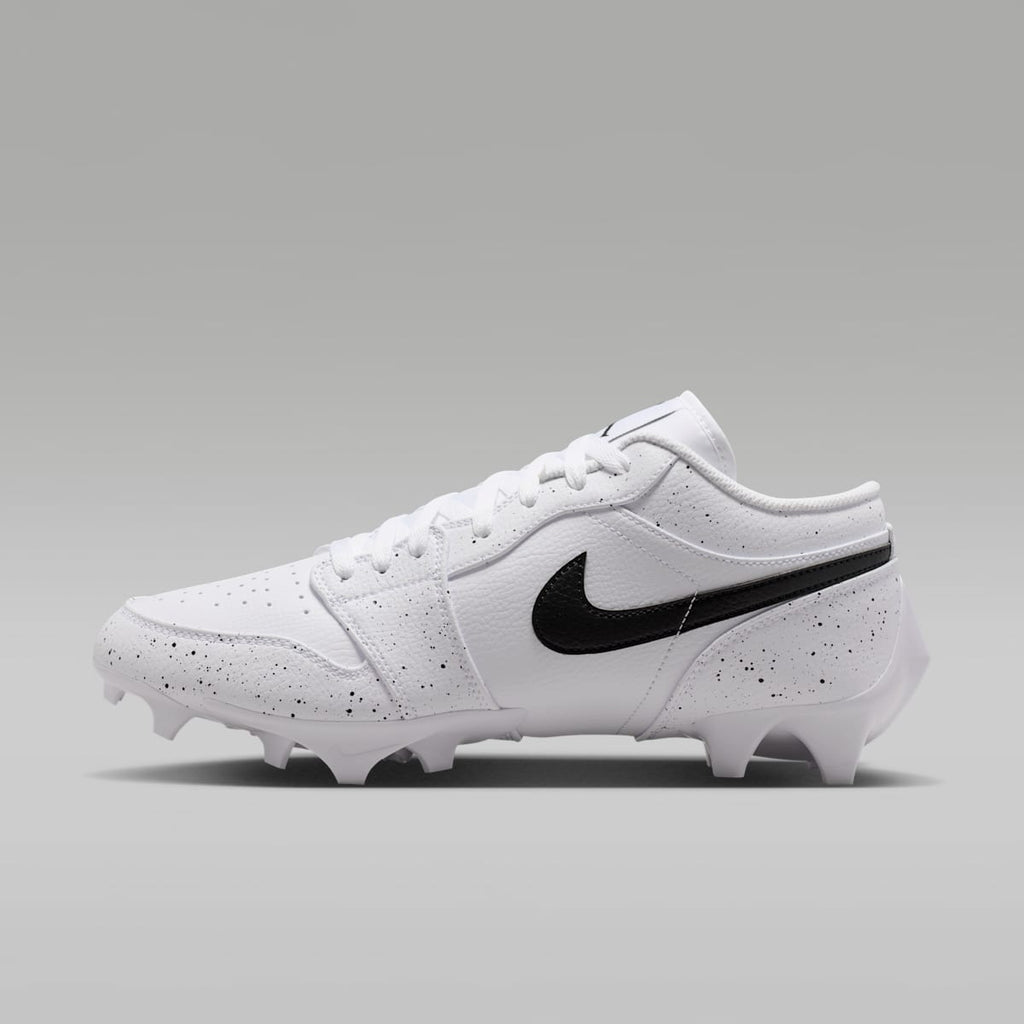 Jordan 1 Low TD Men's Football Cleat - White/Black - Image 1