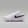 Jordan 1 Low TD Men's Football Cleat - White/Black - Image 1