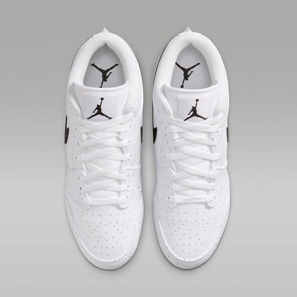 Jordan 1 Low TD Men's Football Cleat - White/Black - Image 4