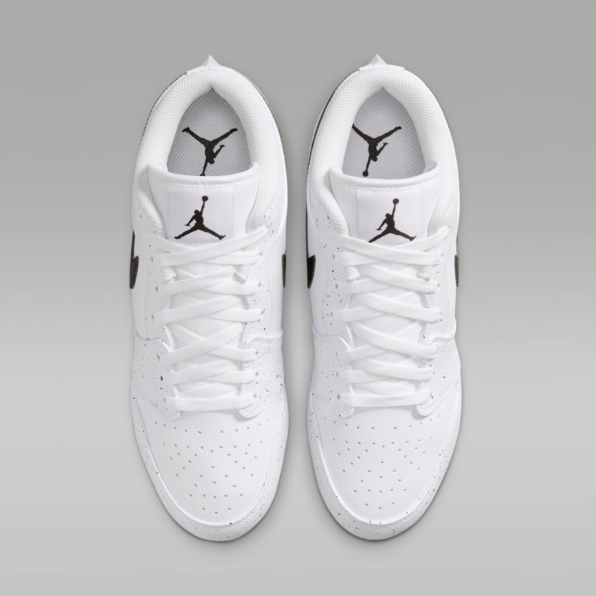 Jordan 1 Low TD Men's Football Cleat - White/Black - Image 4