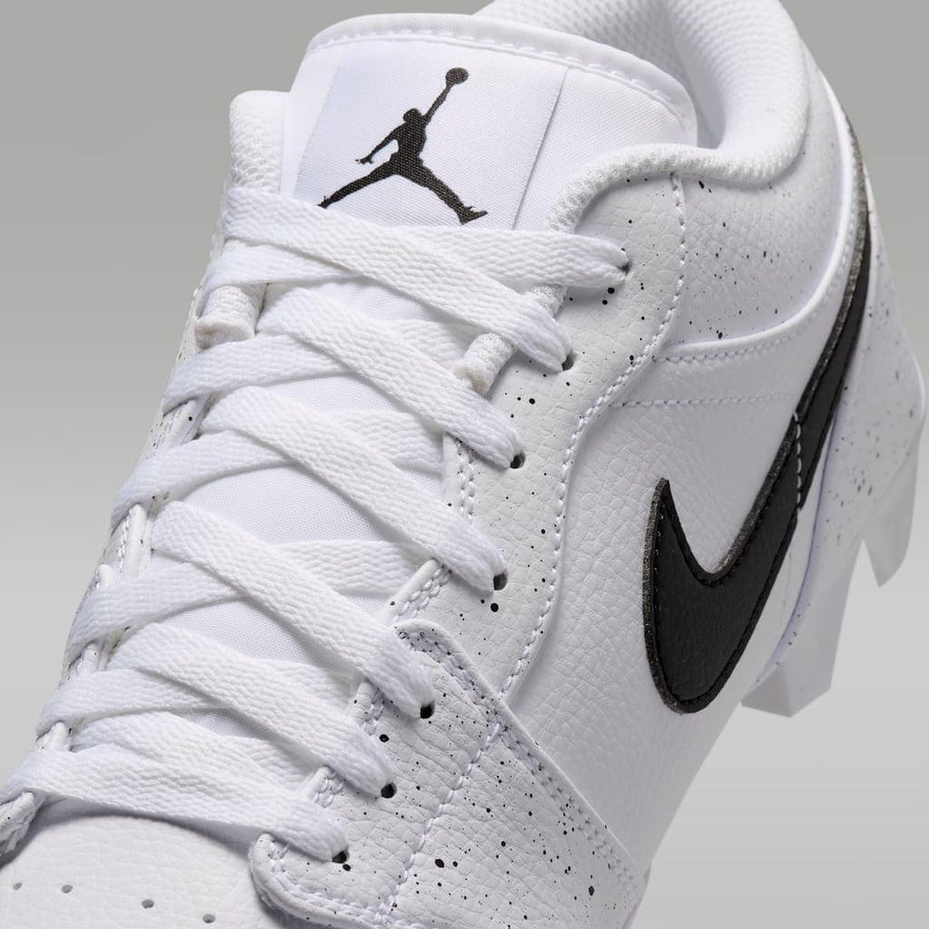 Jordan 1 Low TD Men's Football Cleat - White/Black - Image 8