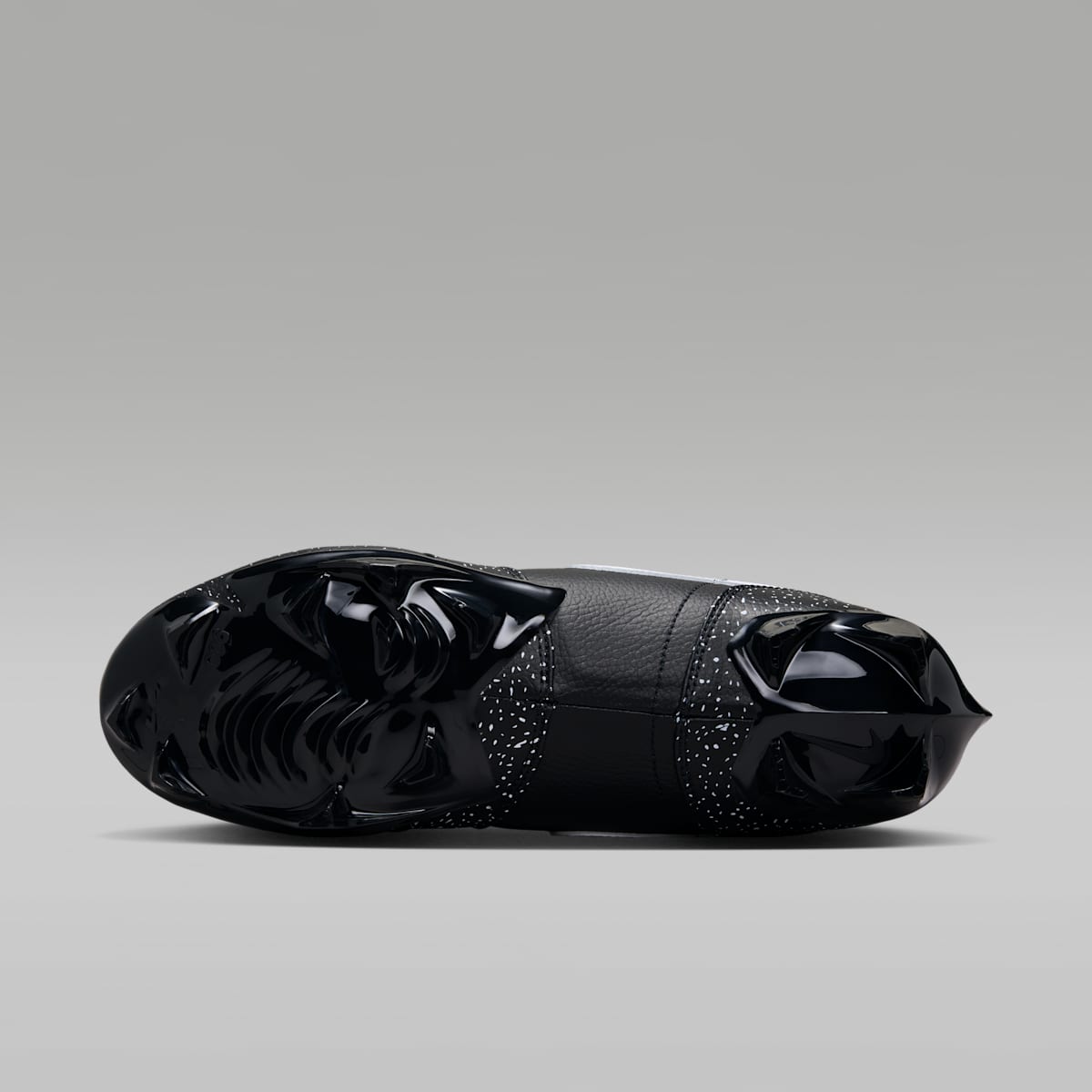 Jordan 1 Low TD Men's Football Cleat - Black/White - Image 2
