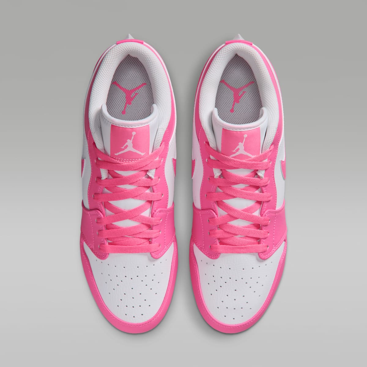 Jordan 1 Low TD Men's Football Cleat - Digital Pink/White - Image 4