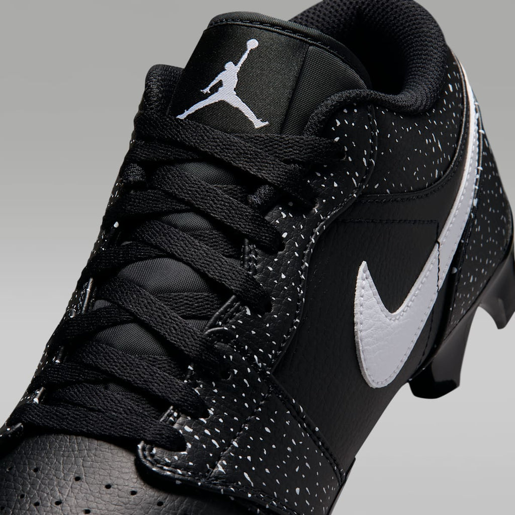 Jordan 1 Low TD Men's Football Cleat - Black/White - Image 8