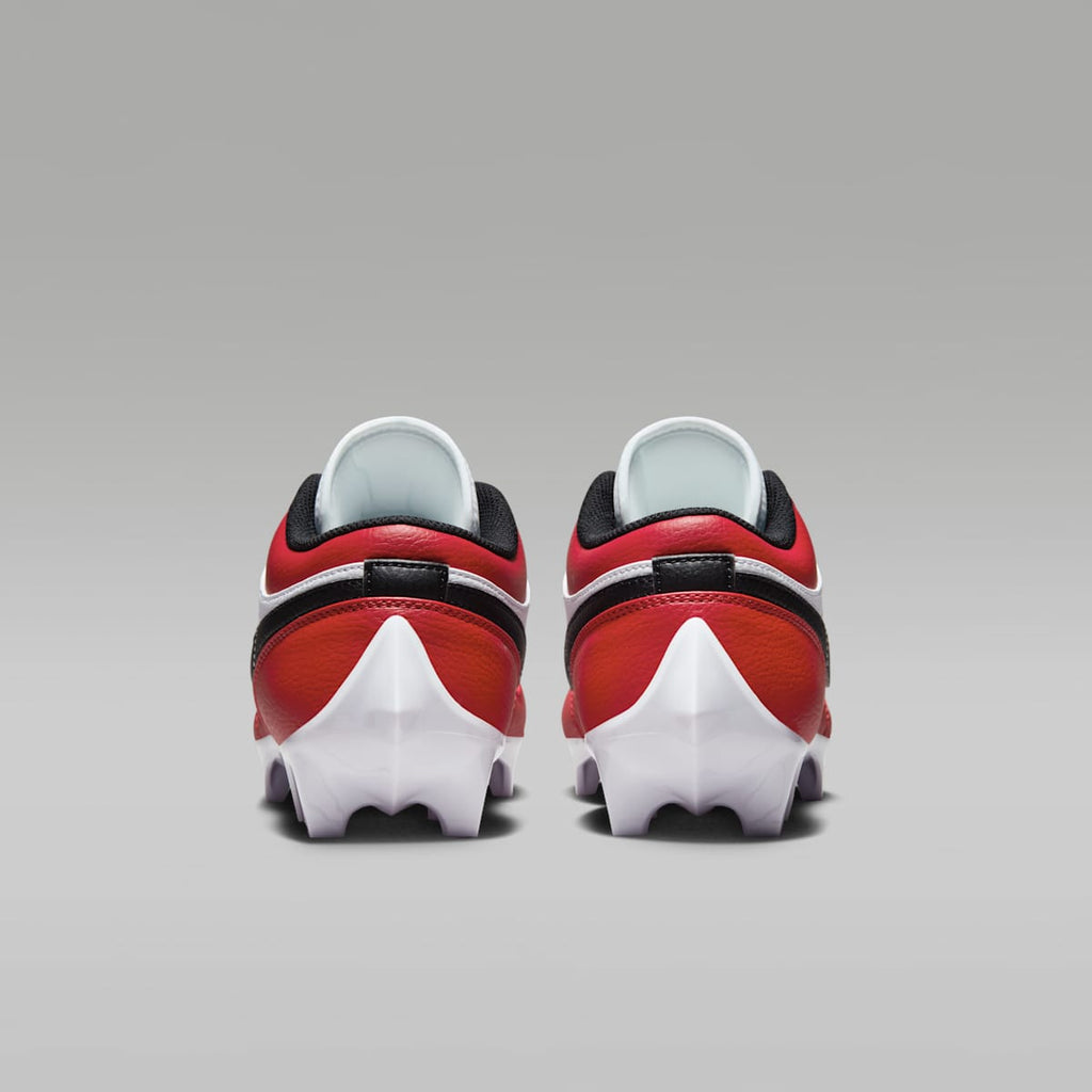 Jordan 1 Low TD Men's Football Cleat - White/Varsity Red/Black - Image 6