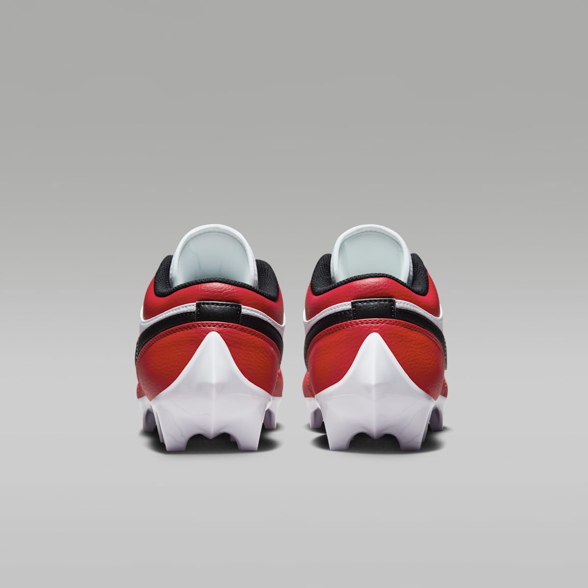 Jordan 1 Low TD Men's Football Cleat - White/Varsity Red/Black - Image 6