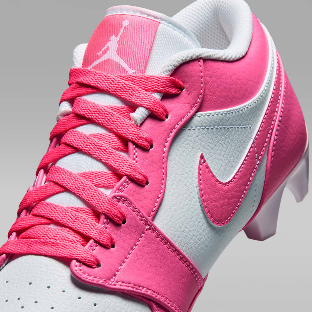 Jordan 1 Low TD Men's Football Cleat - Digital Pink/White - Image 8