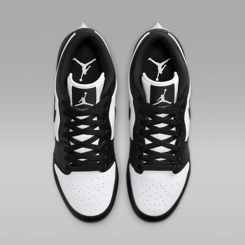 Jordan 1 Low TD Men's Football Cleat - White/Black/Black - Image 4