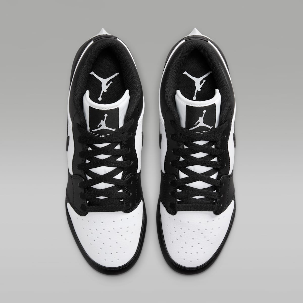 Jordan 1 Low TD Men's Football Cleat - White/Black/Black - Image 4