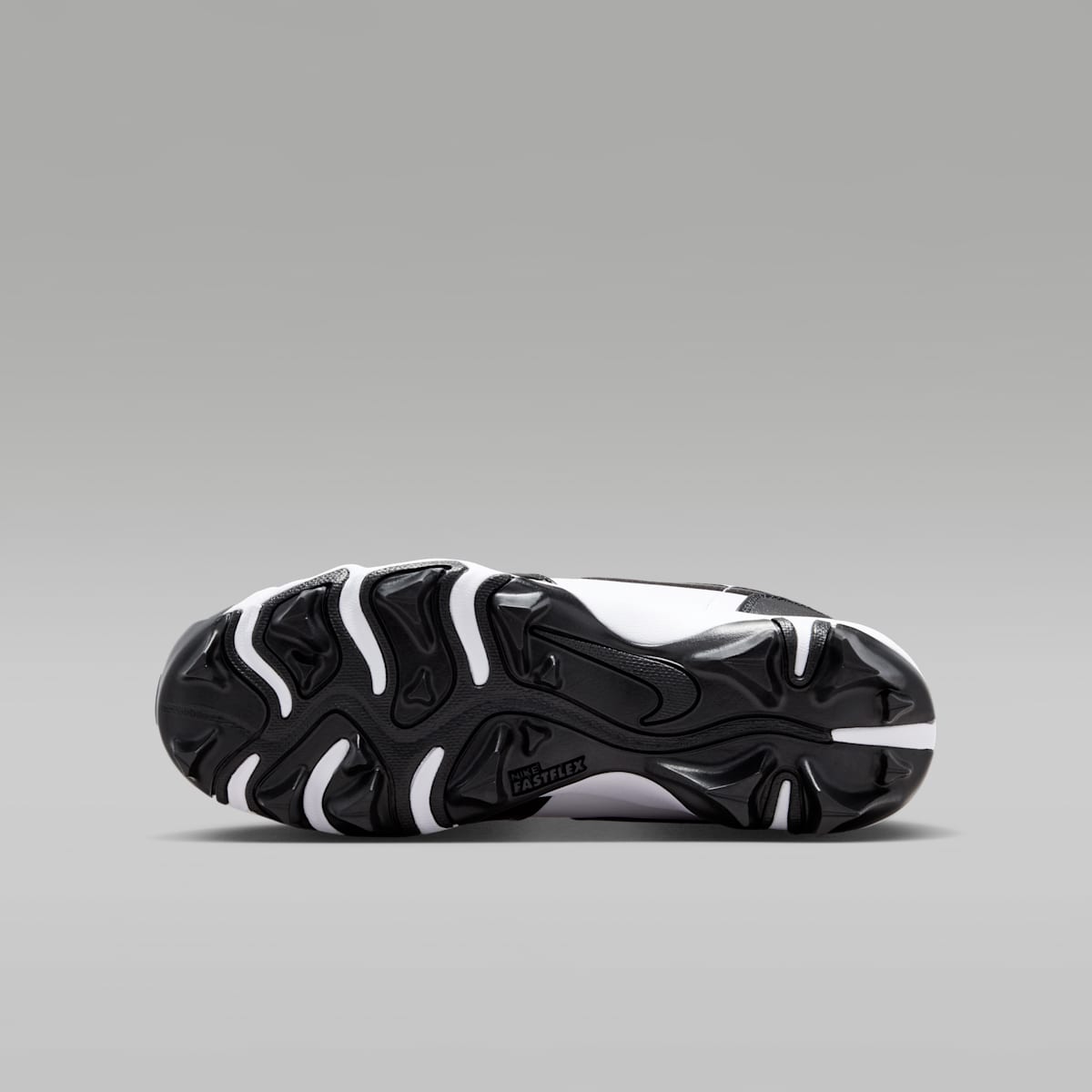 Jordan 1 Low Little/Big Kids' Cleats - White/Black/Black