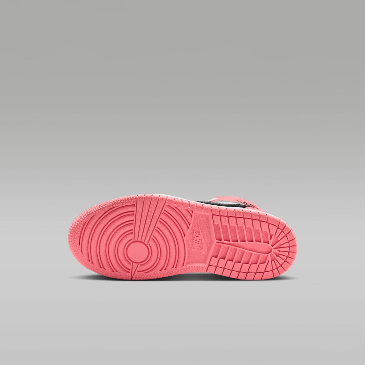 Jordan 1 Mid Little Kids' Shoes - Pink Gaze/White/Black - Image 2