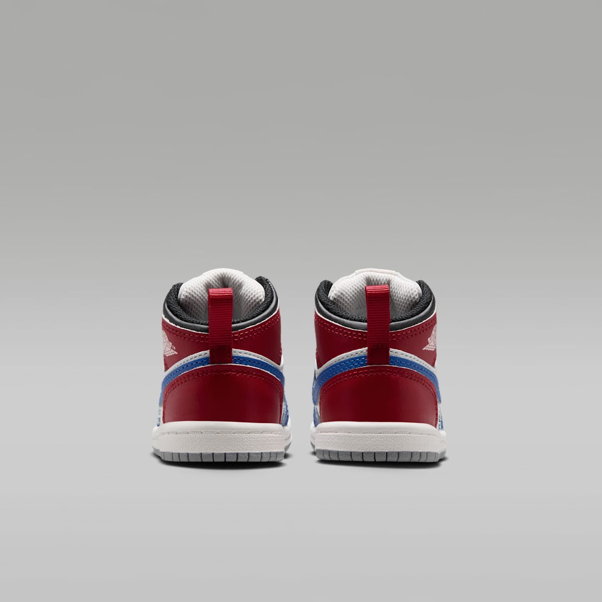 Jordan 1 Mid Baby/Toddler Shoes - True Blue/Varsity Red/Black/Summit White - Image 6