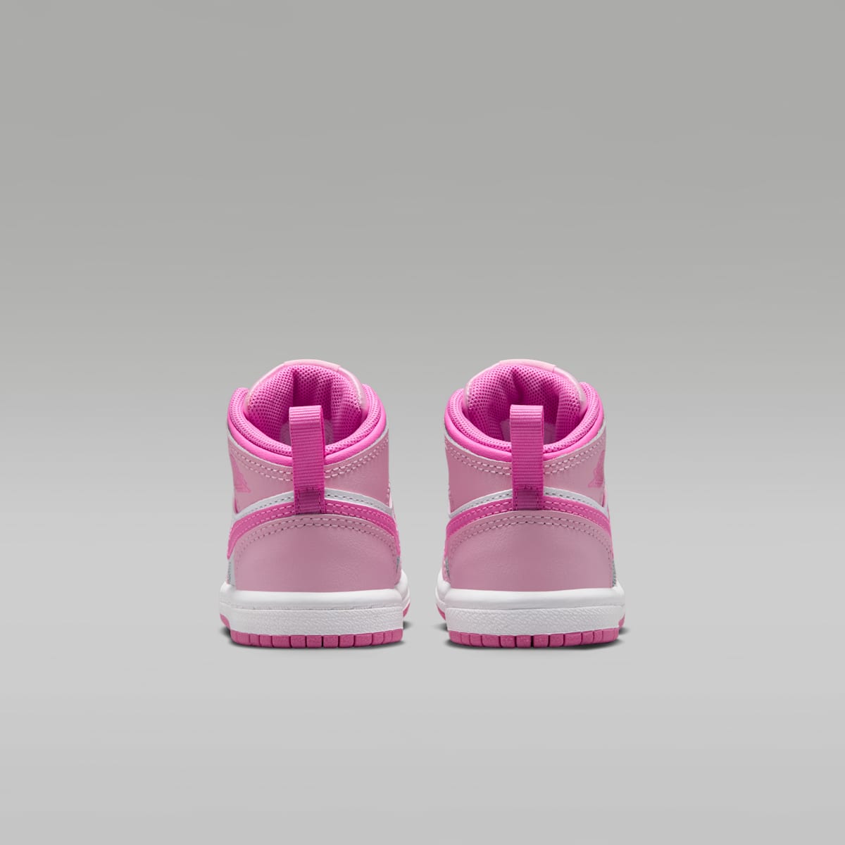 Jordan 1 Mid Baby/Toddler Shoes - Pink Foam/China Rose/White/Pink Foam - Image 6