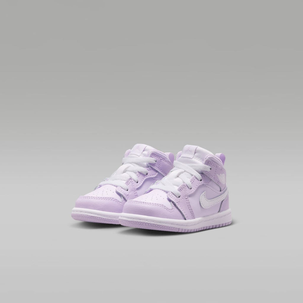 Jordan 1 Mid Baby/Toddler Shoes - Violet Mist/Barely Grape/White - Image 5