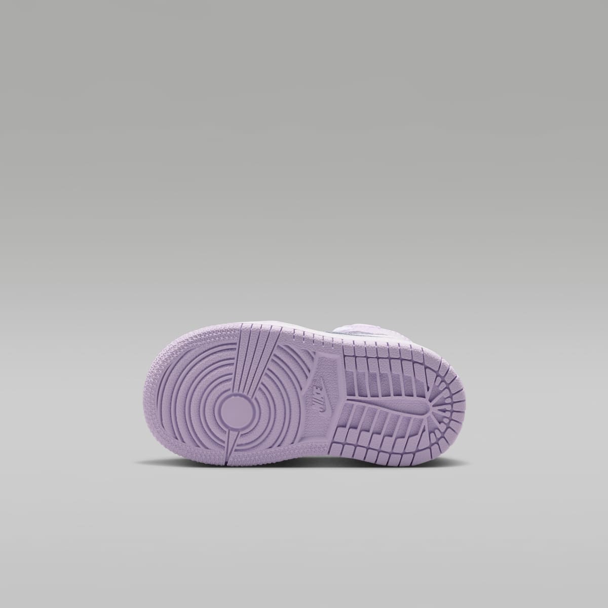 Jordan 1 Mid Baby/Toddler Shoes - Violet Mist/Barely Grape/White - Image 2