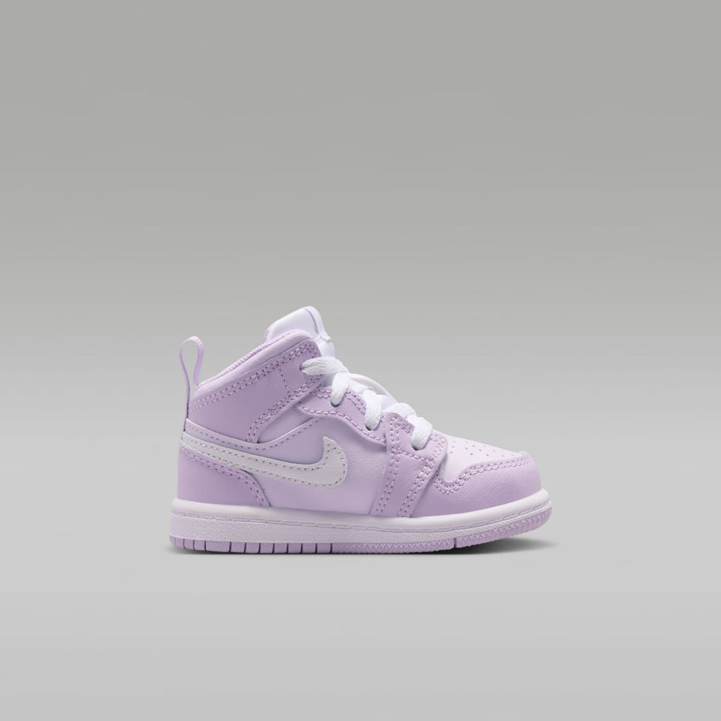 Jordan 1 Mid Baby/Toddler Shoes - Violet Mist/Barely Grape/White - Image 3