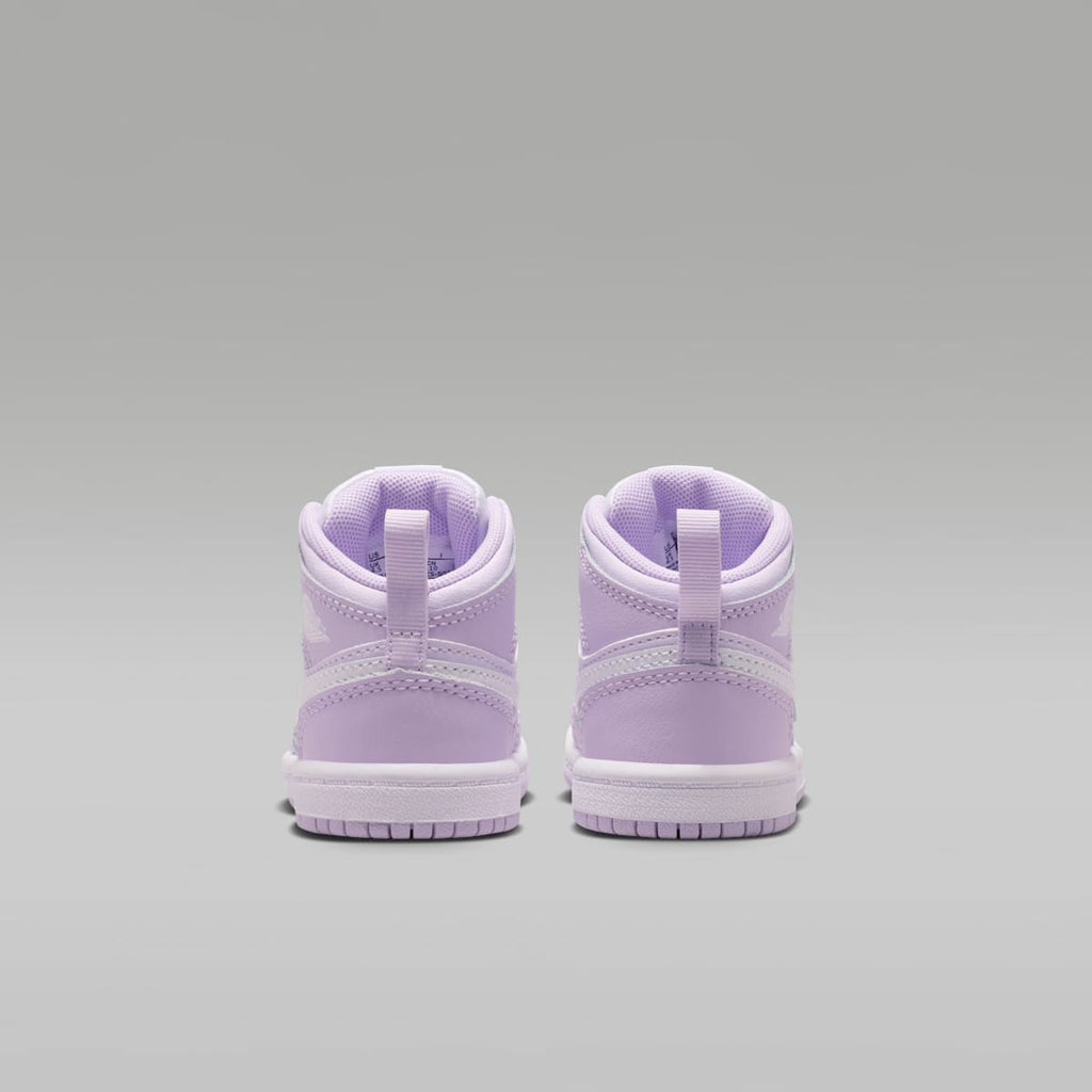Jordan 1 Mid Baby/Toddler Shoes - Violet Mist/Barely Grape/White - Image 6