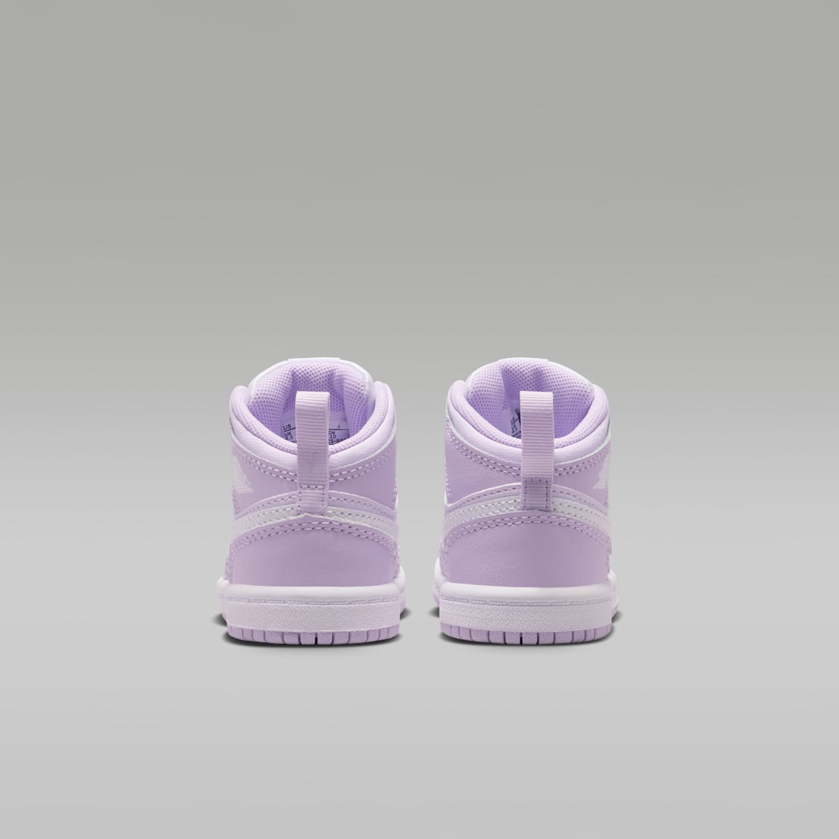 Jordan 1 Mid Baby/Toddler Shoes - Violet Mist/Barely Grape/White - Image 6