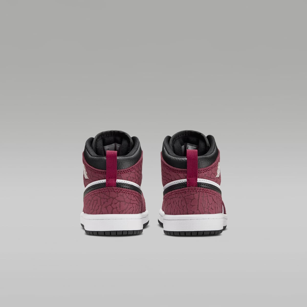Jordan 1 Mid SE Little Kids' Shoes - Team Red/Black/Dark Team Red/White