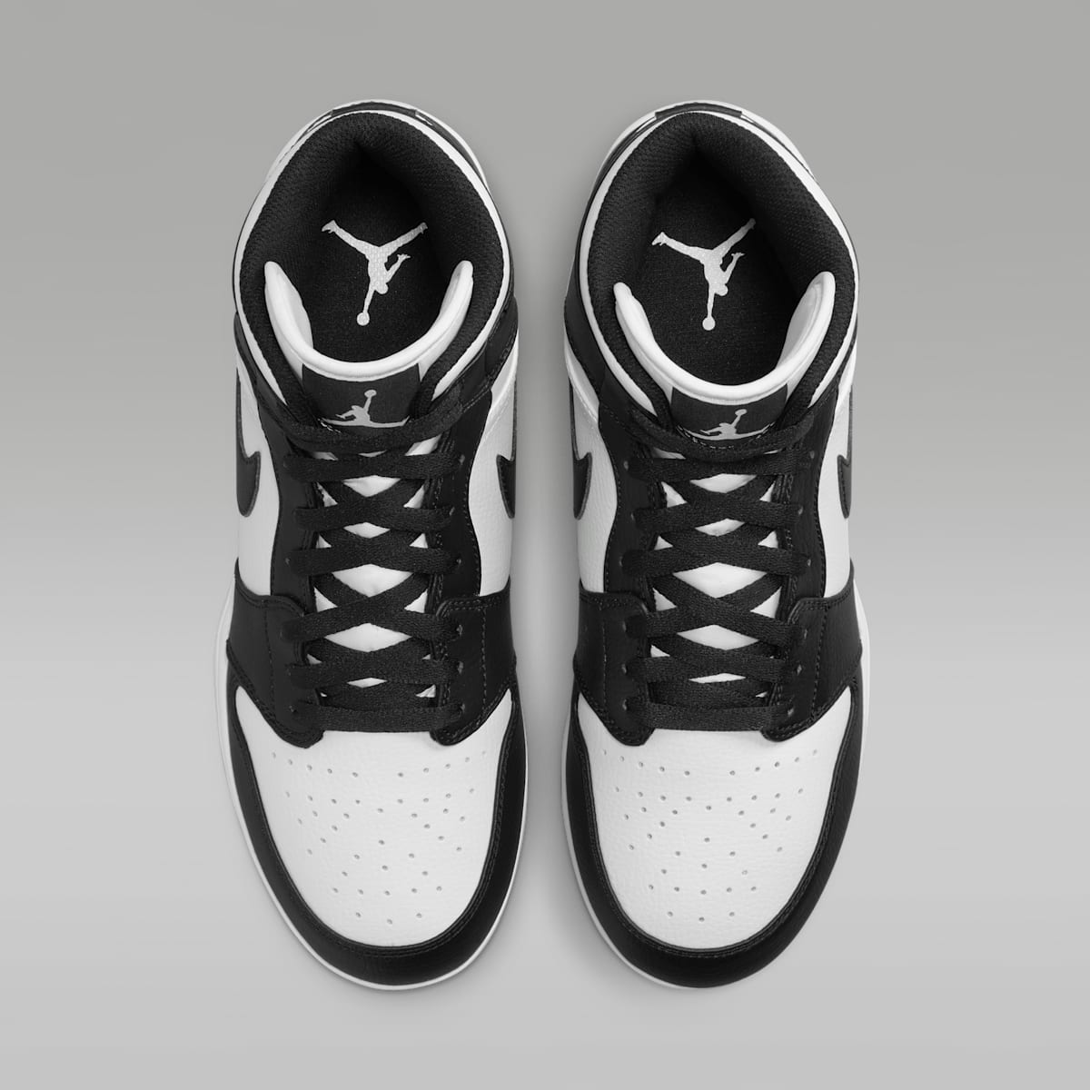 Jordan 1 Mid TD Men's Football Cleat - White/Black/Black - Image 4