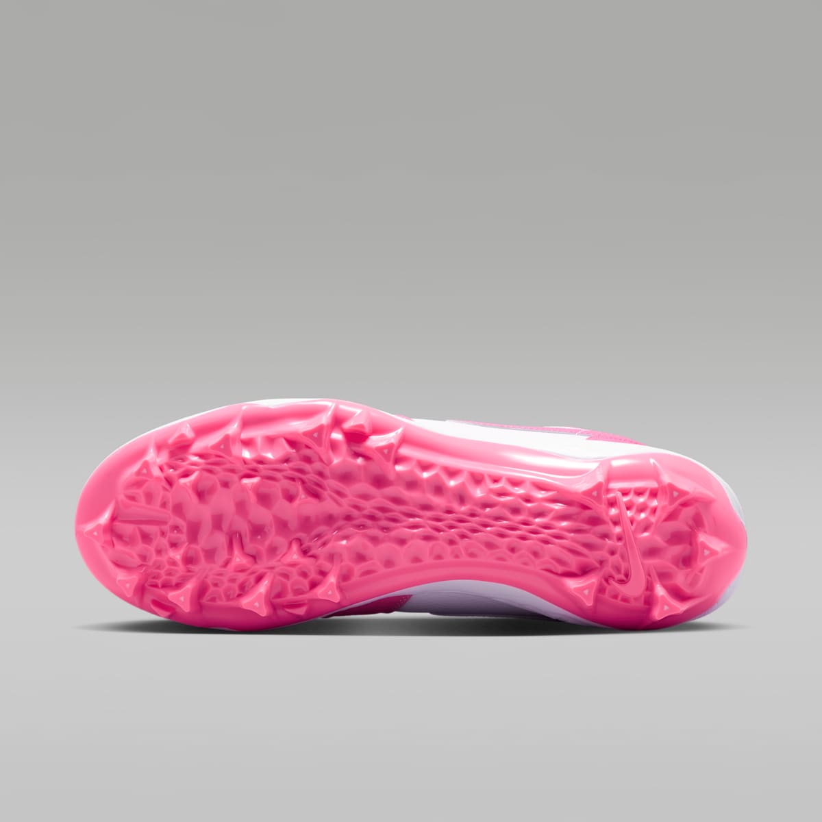 Jordan 1 Mid TD Men's Football Cleat - Digital Pink/White - Image 2