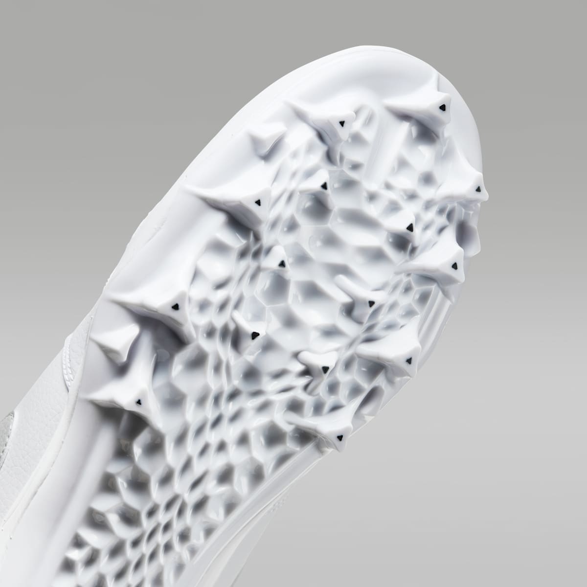 Jordan 1 Mid TD Men's Football Cleat - White/White/Grey Fog - Image 7