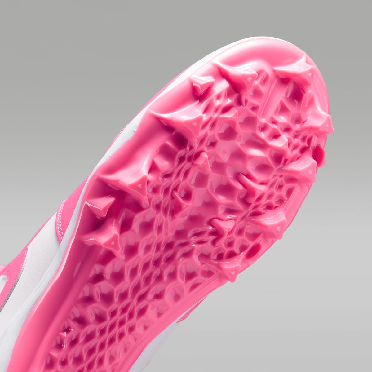 Jordan 1 Mid TD Men's Football Cleat - Digital Pink/White - Image 7
