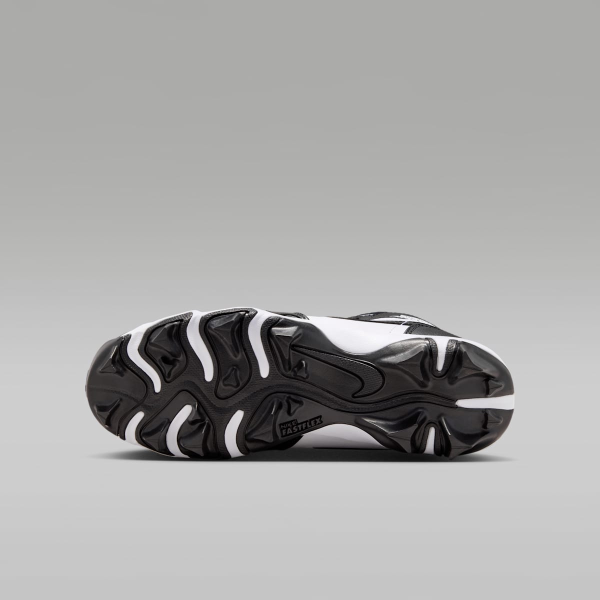 Jordan 1 Mid Little/Big Kids' Cleats - White/Black/Black