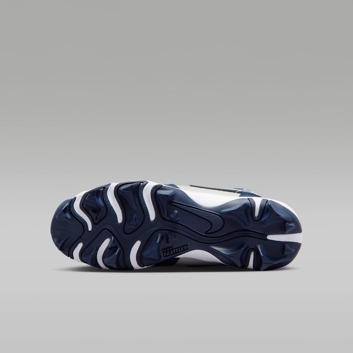 Jordan 1 Mid Little/Big Kids' Cleats - Wolf Grey/College Navy