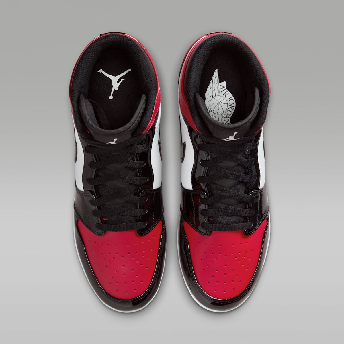 Jordan 1 Retro MCS Men's Baseball Cleats - Gym Red/White/Black - Image 4