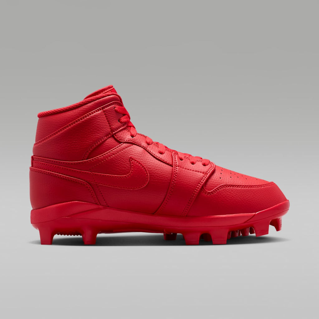 Jordan 1 Retro MCS Men's Baseball Cleats - University Red/Black - Image 3