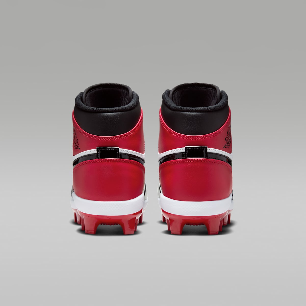 Jordan 1 Retro MCS Men's Baseball Cleats - Gym Red/White/Black - Image 6