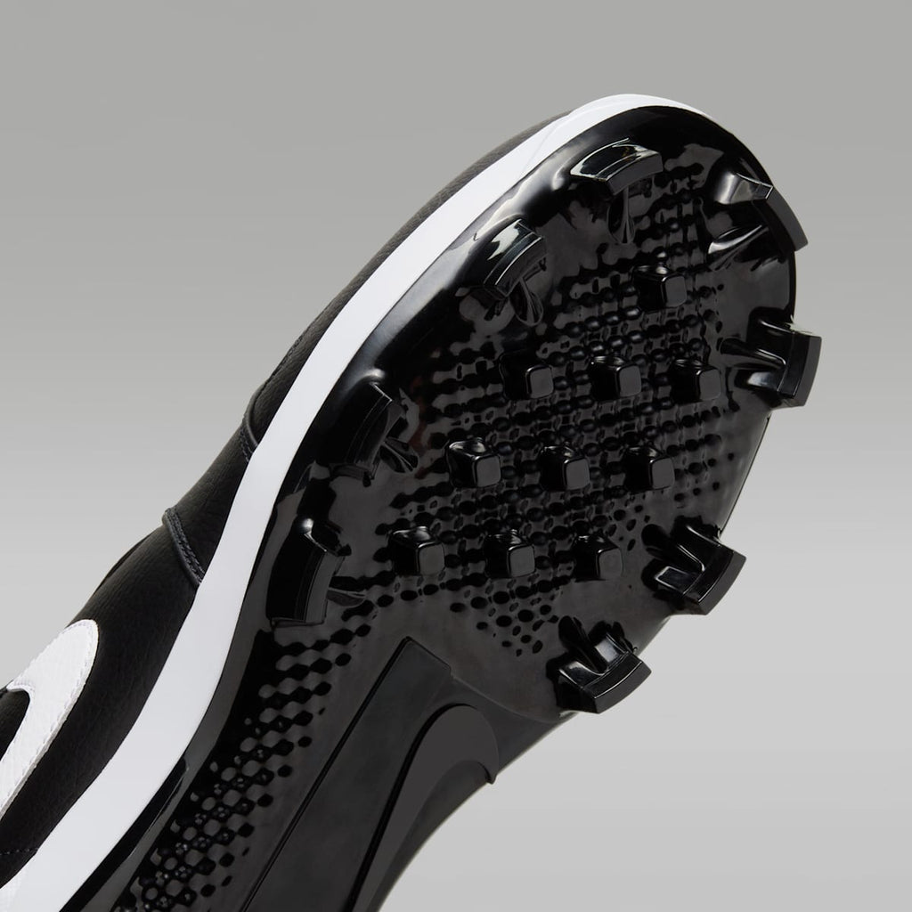 Jordan 1 Retro MCS Men's Baseball Cleats - Black/White - Image 7