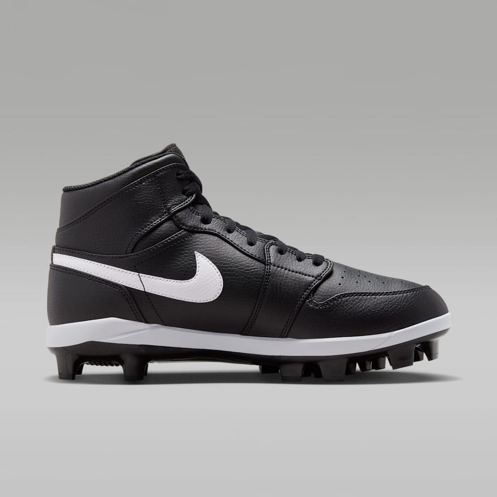 Jordan 1 Retro MCS Men's Baseball Cleats - Black/White - Image 3