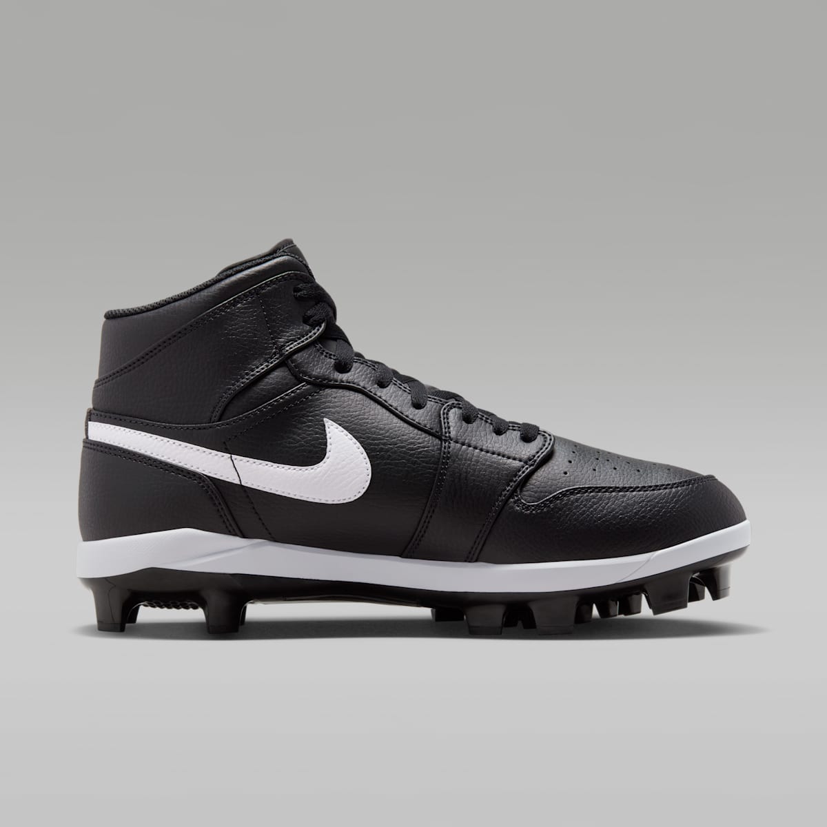 Jordan 1 Retro MCS Men's Baseball Cleats - Black/White - Image 3