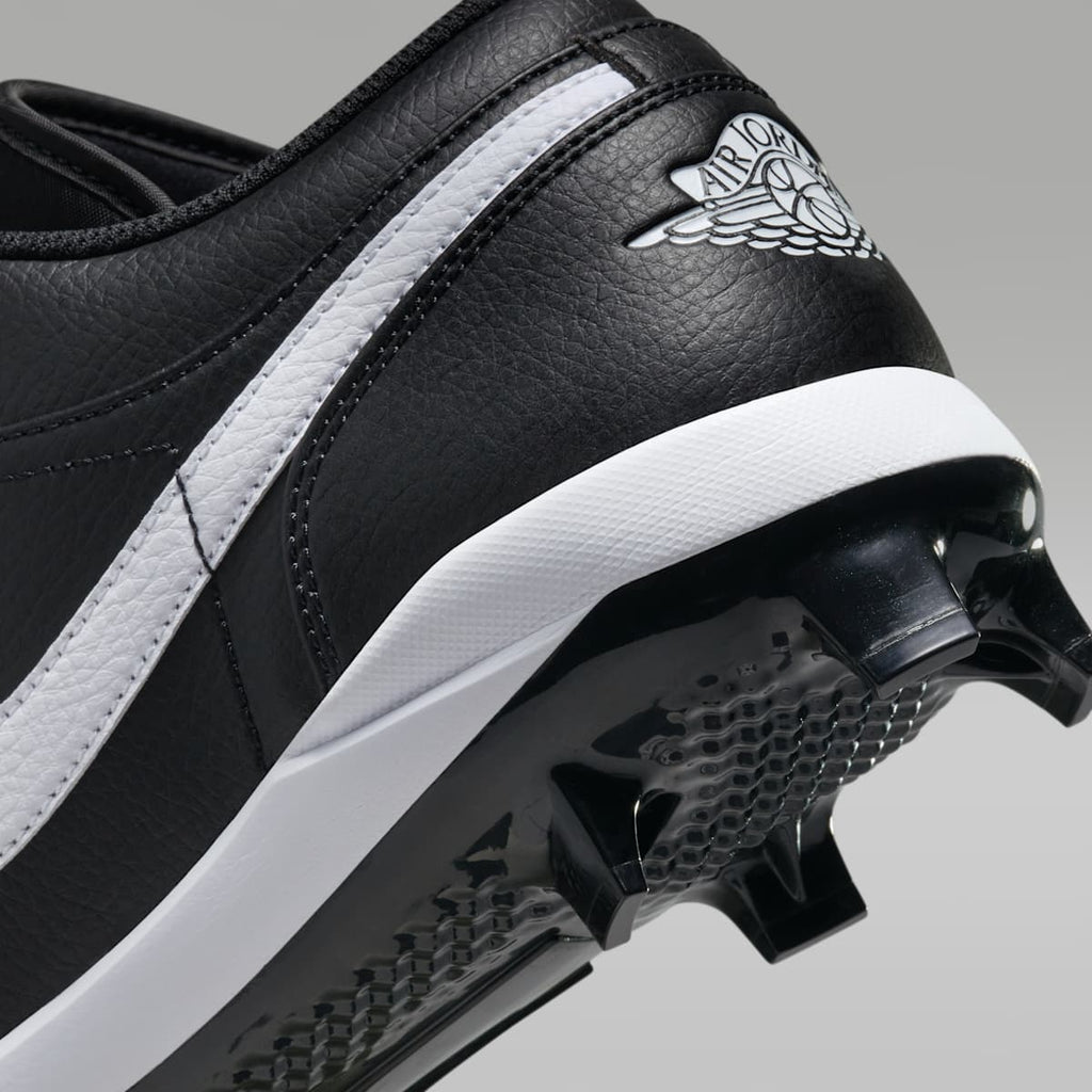 Jordan 1 Retro MCS Low Men's Baseball Cleats - Black/White - Image 9
