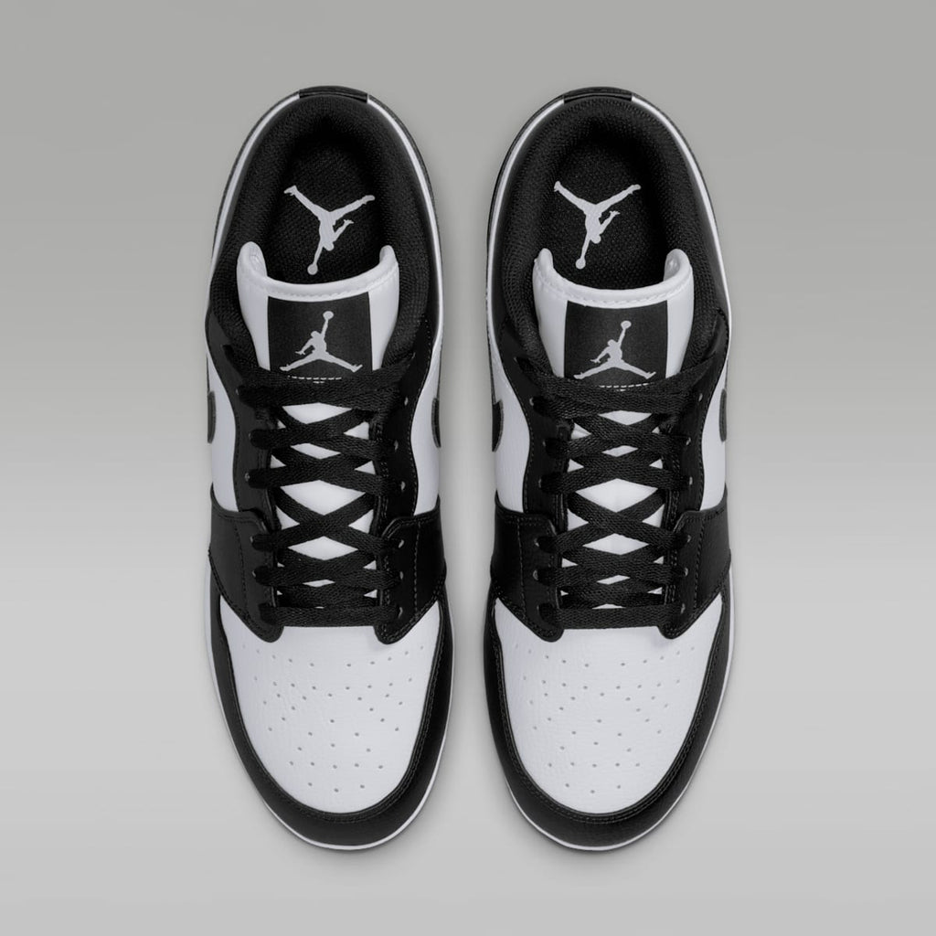 Jordan 1 Retro MCS Low Men's Baseball Cleats - White/Black/Black - Image 4