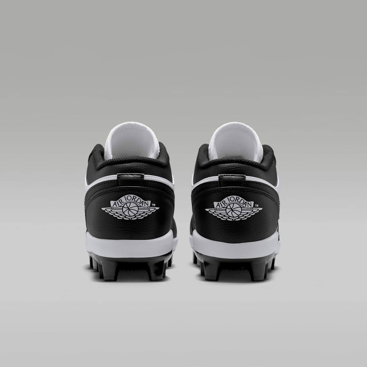 Jordan 1 Retro MCS Low Men's Baseball Cleats - White/Black/Black - Image 6