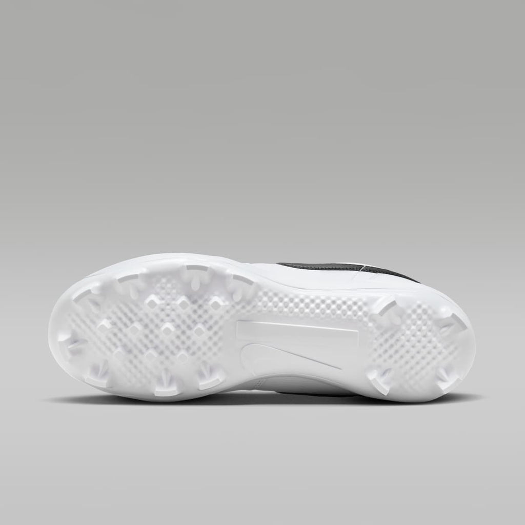 Jordan 1 Retro MCS Low Men's Baseball Cleats - White/Black - Image 2
