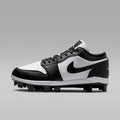 Jordan 1 Retro MCS Low Men's Baseball Cleats - White/Black/Black - Image 1