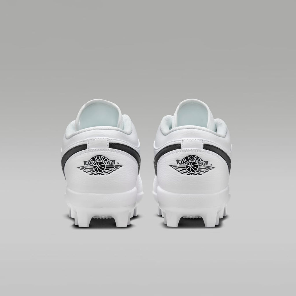 Jordan 1 Retro MCS Low Men's Baseball Cleats - White/Black - Image 6